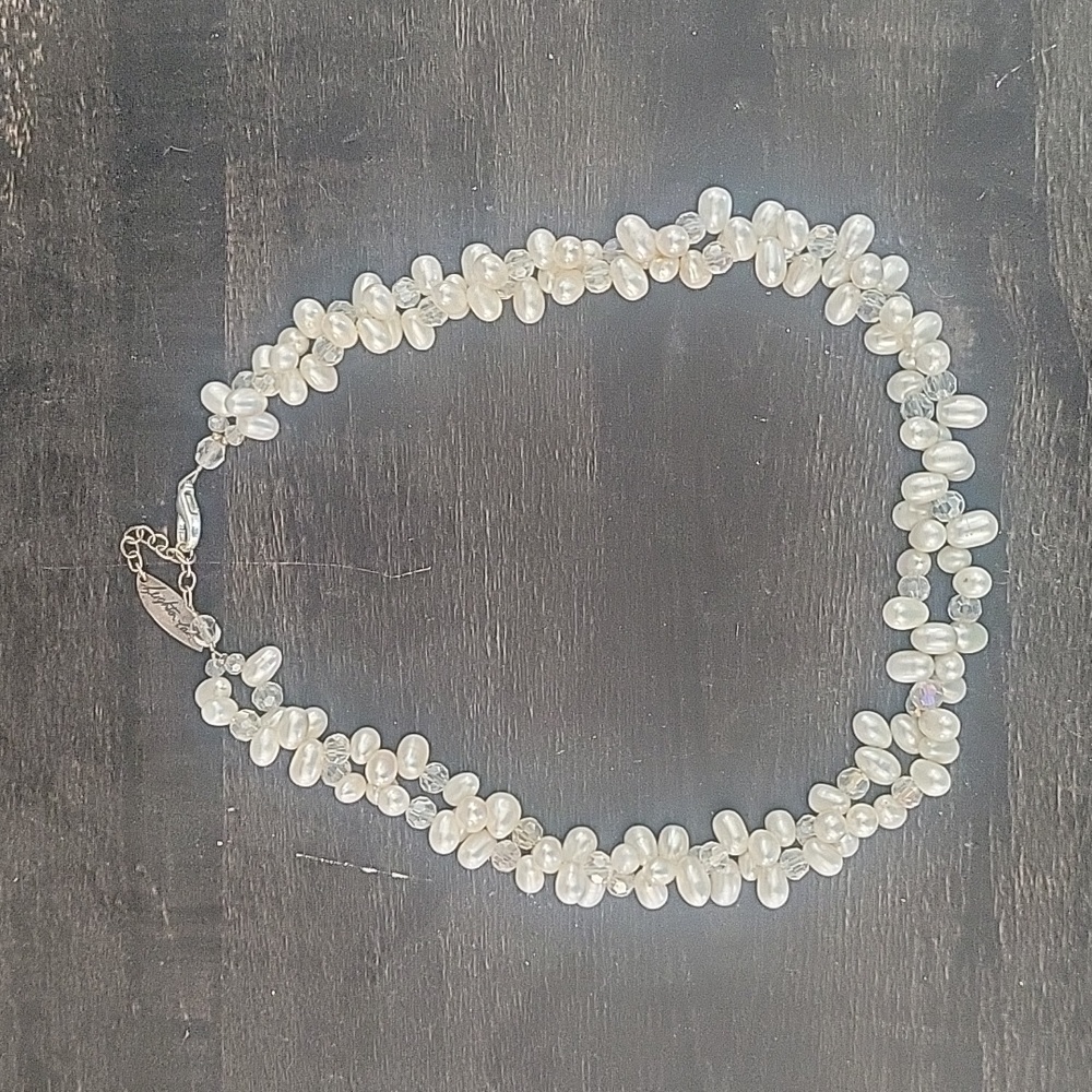 Necklace, Pearls, Freshwater Pearls, Leighton Lam, Adjustable, Hand Strung, Bead